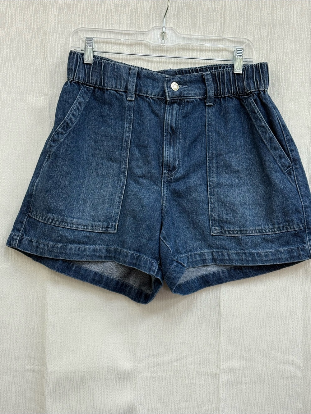 GAP Indigo Denim Pull-On Patch Pocket Shorts